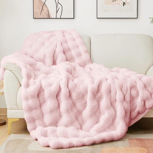Soft Flannel Fleece Throw Blanket for Adults