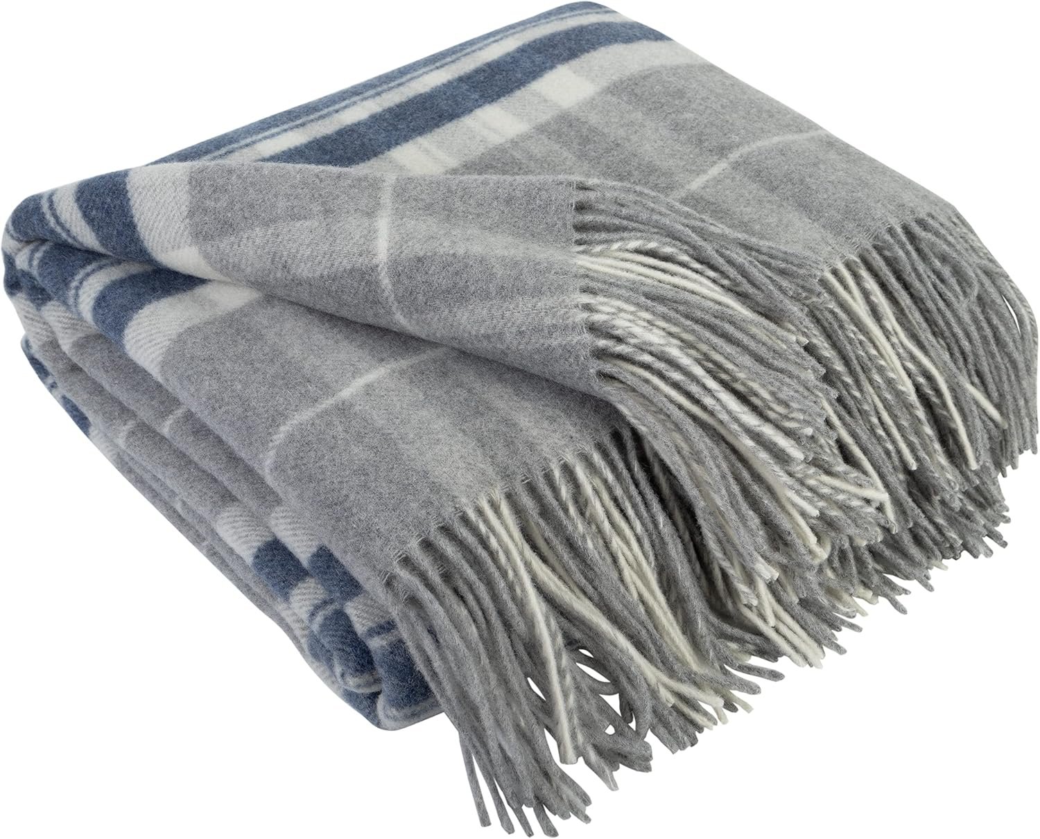 Cashmere Wool Throw Blanket for Couch Bed Sofa